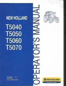 New Holland T5040, T5050, T5060, T5070 Traktor Betriebsanleitung - Bild 1 von 1