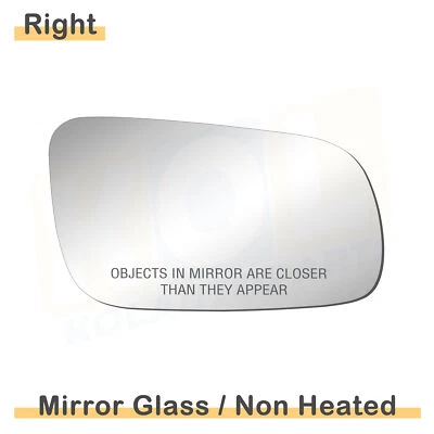 Reemplazo de vidrio espejo retrovisor para Volkswagen Golf 1999-2006 pasajero lado derecho convexo Foto 1 de 4