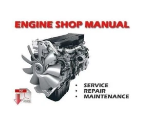 Manual de reparación de servicio para motor JCB JS460 Isuzu AA-6SDIT entregado hoy - Imagen 1 de 1
