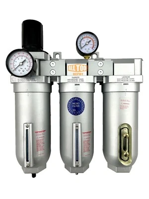 3/4" SUPER DUTY INDUSTRIAL GRADE FILTER REGULATOR COALESCING DES DRYER SYS AUTO - Image 1 of 4