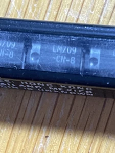 A lot of TWO (2) National Semi LM709CN-8, Operational Amplifier, 8 pins PDIP - Picture 1 of 2