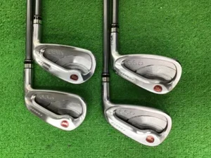 2019 PRGR egg FORGED 7~PW 4pc Original Carbon R-flex Iron Set Golf Club J42 - Picture 1 of 5