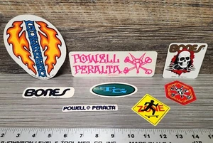 Powell Peralta Vato Rat Bones Guerrero Real Vintage Skateboard 8 STICKER LOT OG - Picture 1 of 1