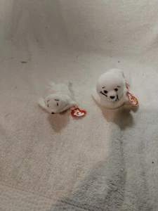 TY Beanie Baby - SEAMORE the Seal #4029 e Sempre Teenie Baby - Foto 1 di 5