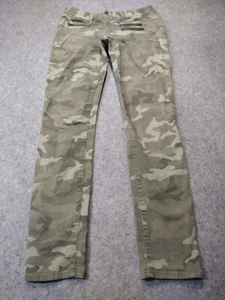 Gap 1969 Jeans Women Size 27/ T Always Skinny Camo Green RN54023 - Picture 1 of 12