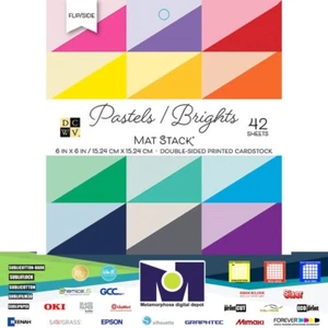 DCWV®️ MAT STACK - DCWV - 6 X 6 - PASTELS - DOUBLE SIDED (42 SH) PS-006-00108 - Imagen 1 de 6