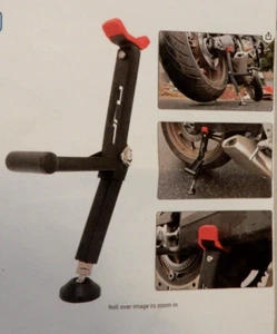 Motorcycle Rear Front Wheel Lift Stand Trail Stand Portable-Second Generation - Picture 1 of 8