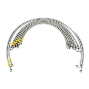 HEL PERFORMANCE AUDI QUATTRO K-JET M12 INJECTOR M8 BANJO FUEL INJECTION HOSES - Picture 1 of 5