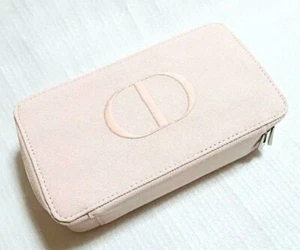 Bolsa de maquillaje Christian Dior estuche tocador novedad rosa de Japón envío gratuito - Imagen 1 de 4