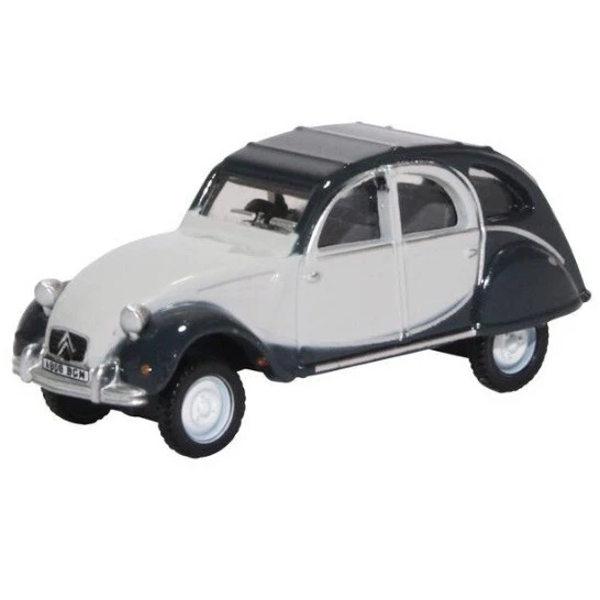 Citroën 2CV Charleston Grigio E Nero 1/76 - Oxford 76CT006 - Immagine 1 di 1