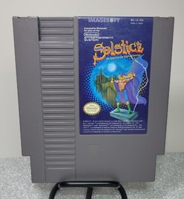 Solstice The Quest for the Staff of Demnos NES Nintendo Tested Working Game Only