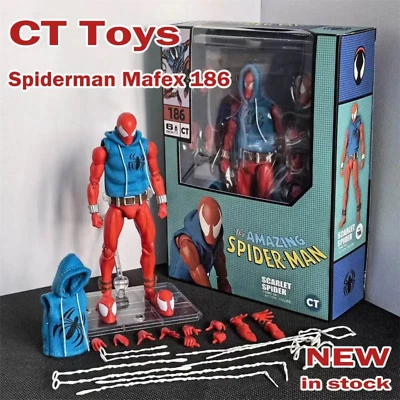 CT Toys Spiderman Mafex 186 Scarlet Spider The Amazing Comic Ver. Figura de acción Foto 1 de 4