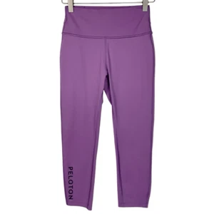 Peloton Small Purple Spell Out Cycling Workout Leggings - Bild 1 von 5