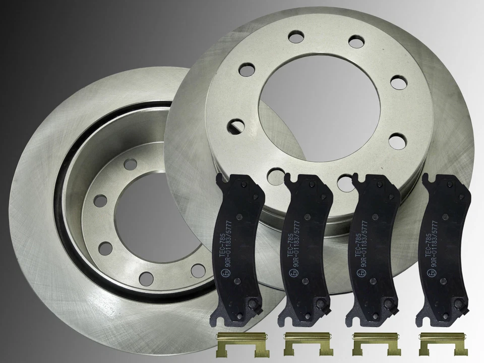 Set 2 dischi freno pastiglie freno posteriori in ceramica Hummer H2 2003-2009 - Immagine 1 di 1