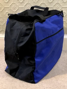 BAGS USA NYLON BOOT BAG BLUE WATER RESISTANT MADE IN USA - Picture 1 of 9