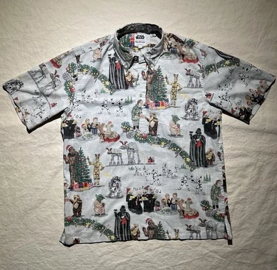 Reyn Spooner A Star Wars Sithmas Aloha Camp Shirt Men's Large Limited Edition - Image 1 of 4