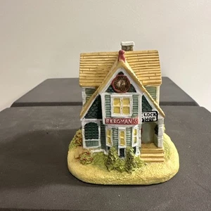 Liberty Falls Bergman's Clock Shop 1996 Americana Collectible #AH104 - Picture 1 of 4
