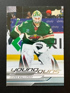 2024-25 UD Series 1 Jesper Wallstedt Young Guns #202 - Picture 1 of 2