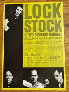 "Lock Stock & Two Smoking Barrels" 1998 Japanese B5 mini poster flyer - Picture 1 of 2