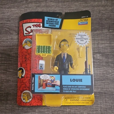 辛普森一家 - Louie - 系列 14 互动人偶 (2003) WOS — 第 1/2 张图片