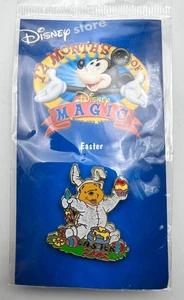 Disney Store DS 12 Months of Magic - Winnie the Pooh Easter Bunny 2002 Pin NEW - Picture 1 of 5
