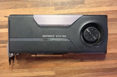 THREE (3) x EVGA GeForce GTX 760 Superclocked (02G-P4-2762-KR)  - Image 1 of 3