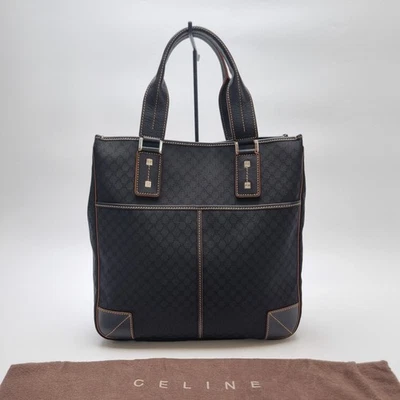 Maletín bolso de mano de lona Celine Triomphe Macadam 509-49 146721572 Foto 1 de 4