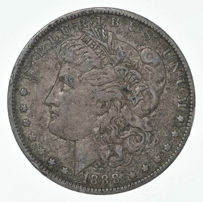 Dólar de plata Morgan en estado bastante bueno 1888-o (1 moneda) *1347 Foto 1 de 4