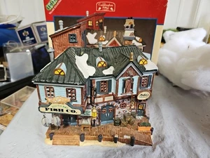 Lemax Caddington Village 2001 South Bay Fish Perkin's Lighted Building READ CQ - Picture 1 of 6
