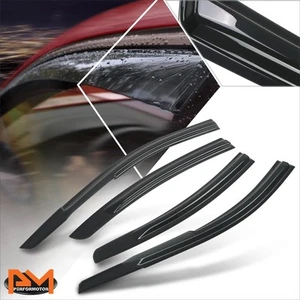 For 17-20 Elantra Tape-on Side Window Visors Sun Rain Guard Deflector Shade 4Pcs - Picture 1 of 5