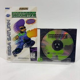 Johnny Bazookatone (Sega Saturn, 1995) Disk & Manual