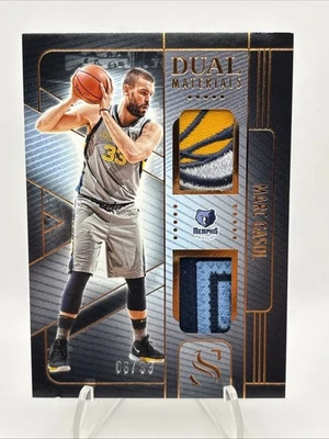 2024-25 Panini Silhouette Dual Materials Bronze /99 Marc Gasol Game Worn-E - Image 1 of 2