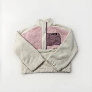 Pullover Columbia Lodge Sherpa en Tiza Rosa Polvoriento Nuevo con Etiquetas Talla XS - Imagen 1 de 3