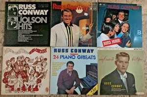 6 x RUSS CONWAY VINYL LP  RECORDS ALBUMS JOBLOT💥 - Picture 1 of 1