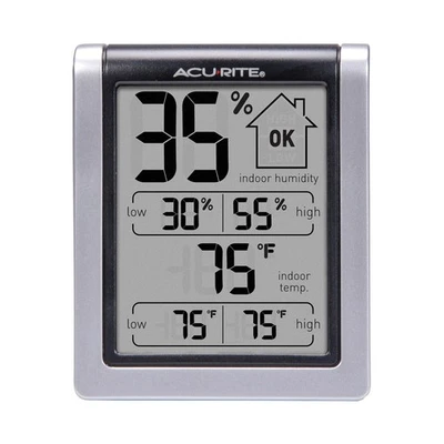 AcuRite Wireless Digital Indoor Thermometer and Hygrometer Monitor for Inside... - Image 1 of 4