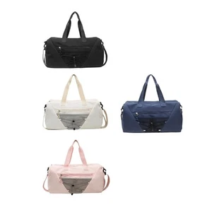 Duffle Bag with Shoe Compartment Weekend Travel Bag for Fitness Workout - Picture 1 of 25