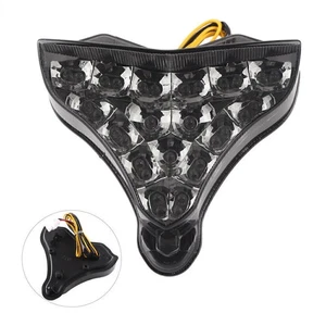 For Yamaha YZF R1 2009-13 w/Turn Signal Lamp Black LED brake Rear Taillight - Picture 1 of 5