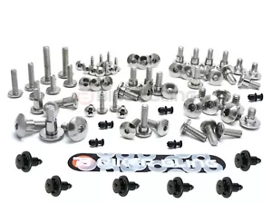 Honda CBR600 F4 99-00 shouldered screen fairing bolts fixing kit plastic clips - Picture 1 of 11