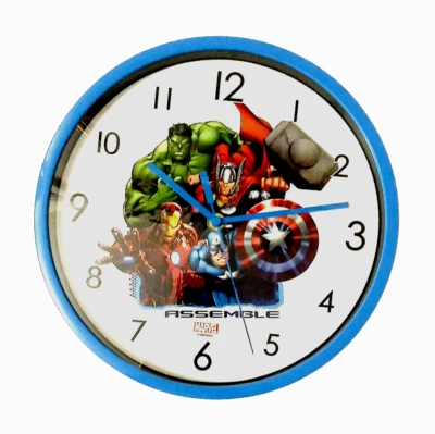 Reloj de Pared Marvel Montaje Capitán América Hulk Spiderman Ironman Nuevo Caja Abierta Foto 1 de 4
