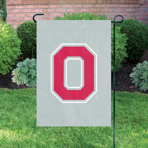 NCAA OHIO STATE Garden Flag / Buckeyes Garden Flag (18" x 12.5") - NEW Cover