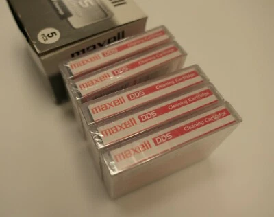 New sealed Maxell DDS Cleaning Cartridge DDS-1, DDS-2,DDS-3, DDS-4, DAT 72 - Image 1 of 4
