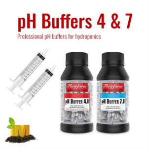 HYDROPONIC PH BUFF 4 & 7 PH METER CALIBRATION SOLUTION KIT ADJUST BUFFER SYRINGE - Picture 1 of 3