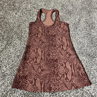 Lululemon Cool Racerback Desert Snake Bark Berry Multi Yoga Stretch Tamanho 0 - Imagem 1 de 4