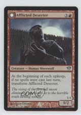2012 Magic: The Gathering - Dark Ascension Foil Afflicted Deserter #81 e6j