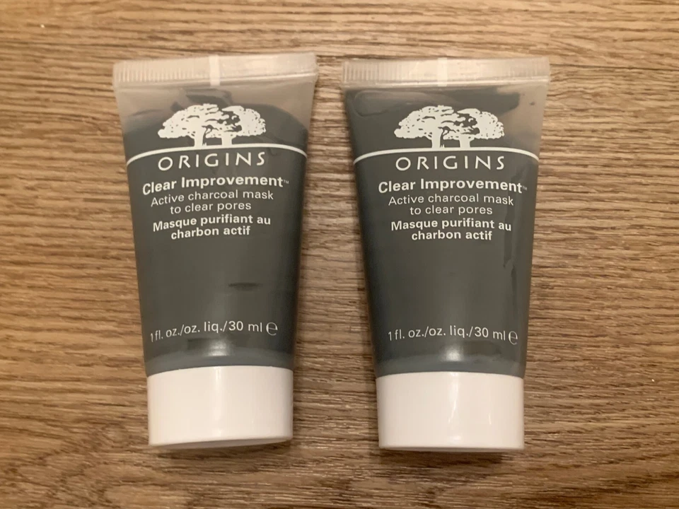 Origins Clear Improvement Charcoal Face Mask 2 x 30ml Clears Pores FREEPOST - Image 1 of 1