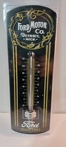 Ford Fo Mo Co Thermometer Embossed Vintage Style Replica 12" Garage Man Cave New - Picture 1 of 8