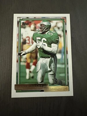 1992 Topps Gold #304 BYRON EVANS Philadelphia Eagles Football Card - Image 1 of 2