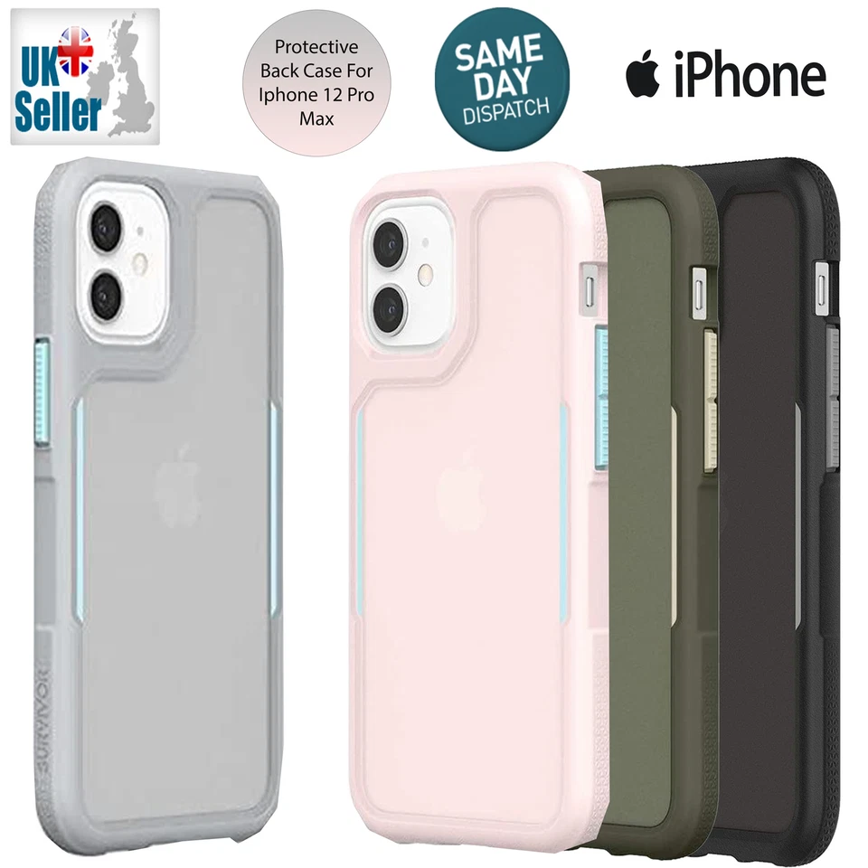 Griffin Survivor Protective Endurance Back Case for iPhone 12 Pro Max New - Image 1 of 1