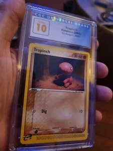 (POP 1) CGC 10 PRISTINE Pokemon Trapinch 78/97 EX Dragon 2003 E-Reader Card - Picture 1 of 4