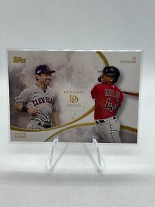 2023 Topps Dynamic Duals Steven Kwan & Bo Naylor Cleveland Guardians